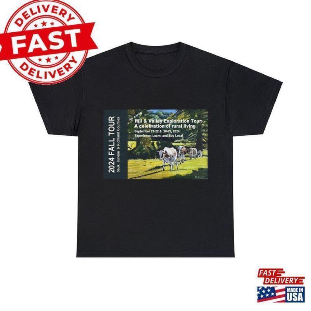 Hill And Valley Exploration Tour Outdoor Adventure T-Shirt